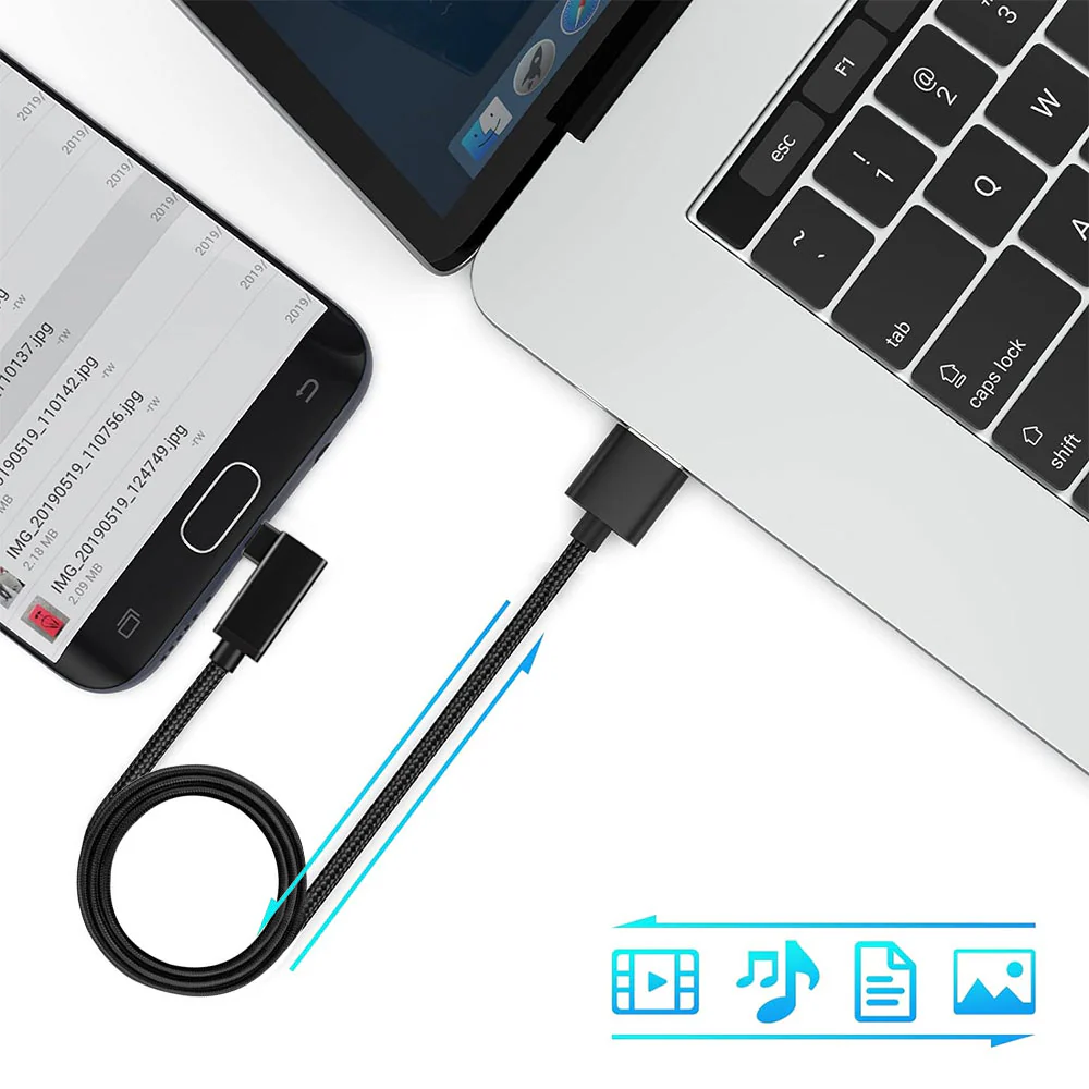 PWR-CB | 2 meter / 1 meter Cable | USB-C • Lightning • USB-A - Image 3