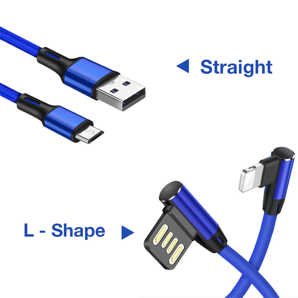 PWR-CB | 2 Meter ( 6.6ft ) USB Cable | TYPE-C • Lightning • Micro - Image 8