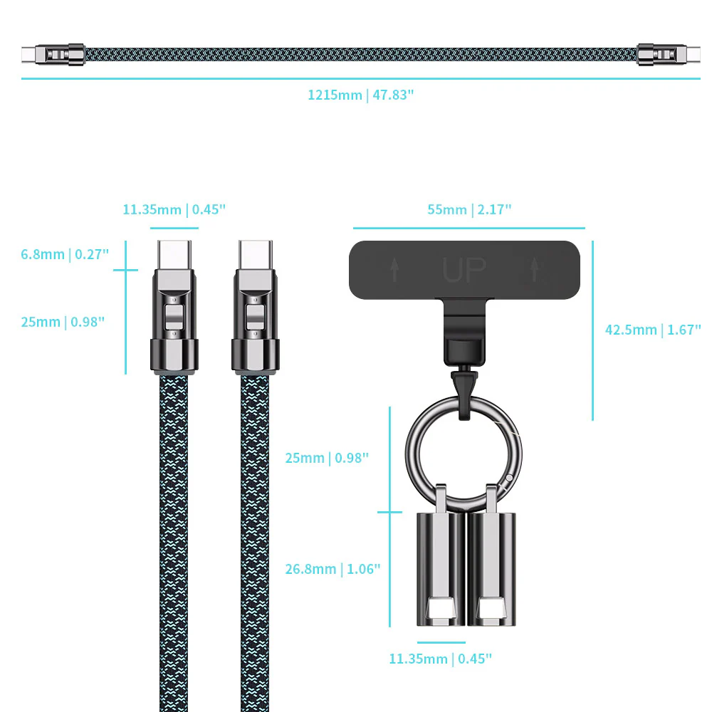 PWR-CB09 | Lanyard Charging Cable | TYPE-C - Image 7