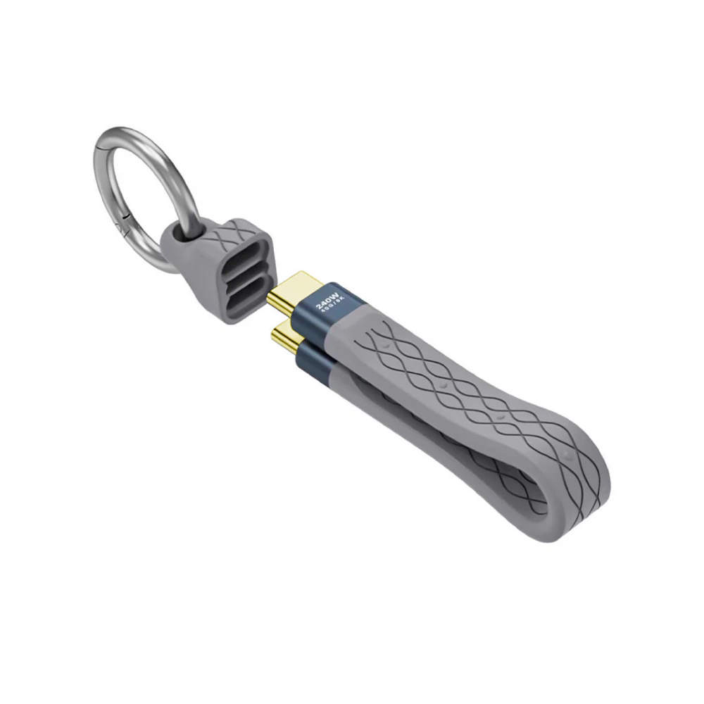 PWR-CB10 | 240W USB 4.0 Fast Charging Short Cable with Keychain | TYPE-C - Image 7