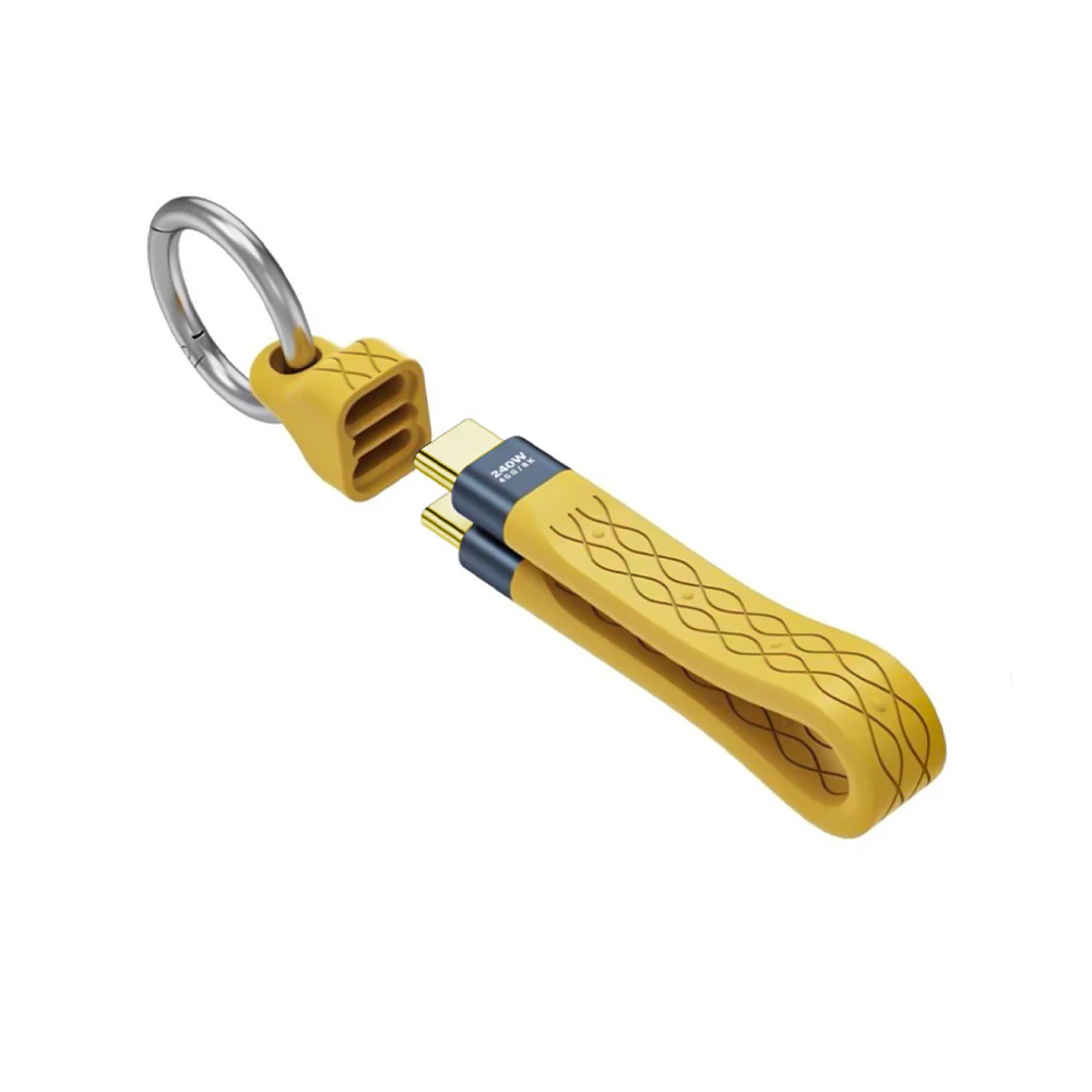 PWR-CB10 | 240W USB 4.0 Fast Charging Short Cable with Keychain | TYPE-C - Image 8