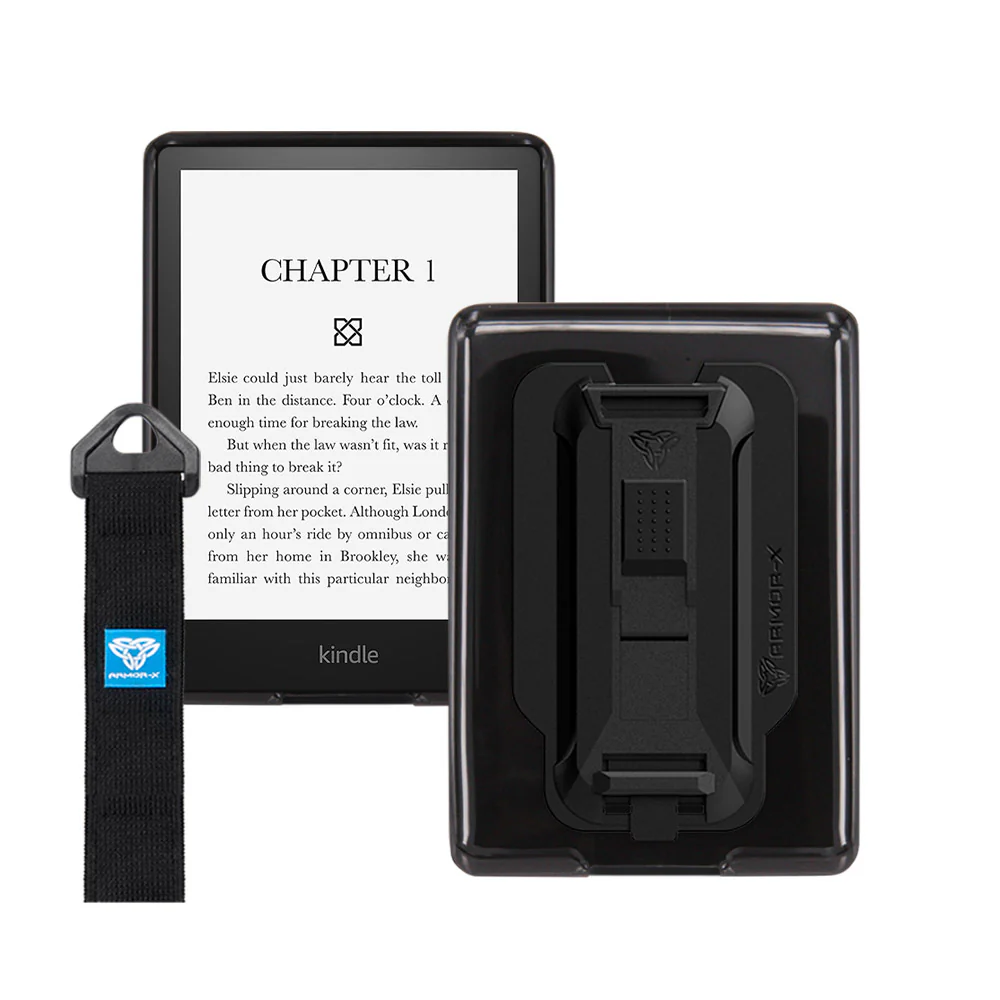 PXS-AZ-PW5 | Amazon Kindle Paperwhite 5 2021 6.8"  | Shockproof Case w/ Kickstand & hand strap & X-Mount