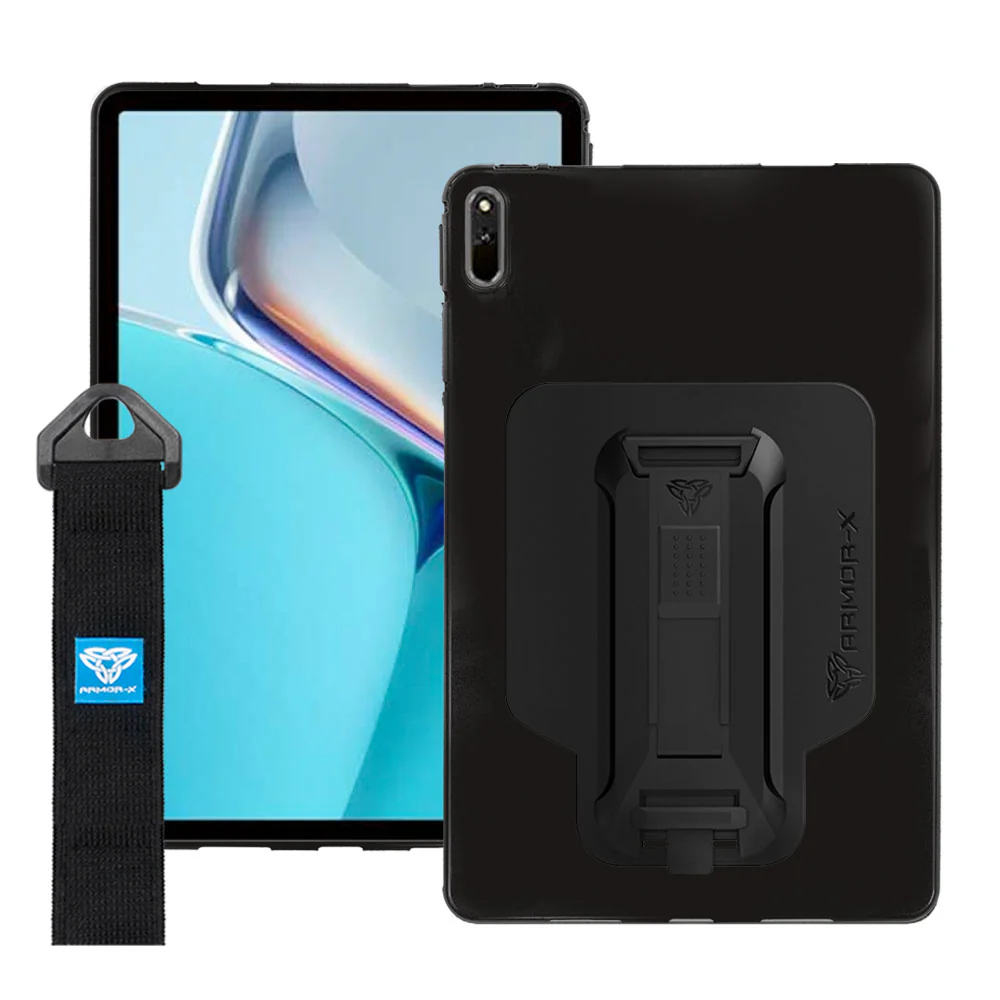 PXS-HW-MTP_DBY | Huawei MatePad 11 (2021) DBY-W09 | Shockproof Case w/ Kickstand & hand strap & X-Mount