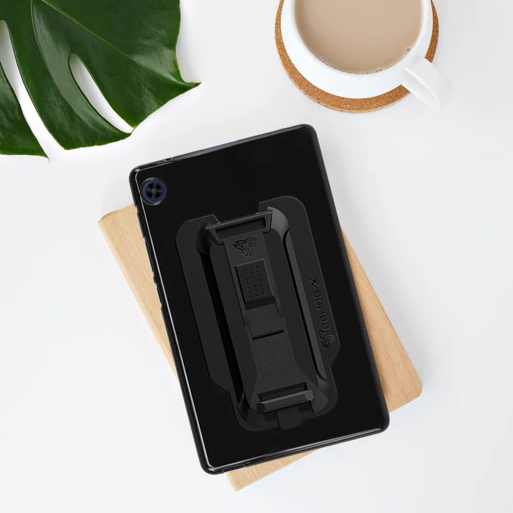 PXS-HW-T8 | Huawei MatePad T8 | Shockproof Case w/ Kickstand & hand strap & X-Mount - Image 14