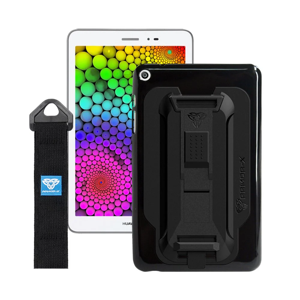 PXS-HW05 | Huawei MediaPad S8-701U 8.0 | Shockproof Case w/ Kickstand & hand strap & X-Mount