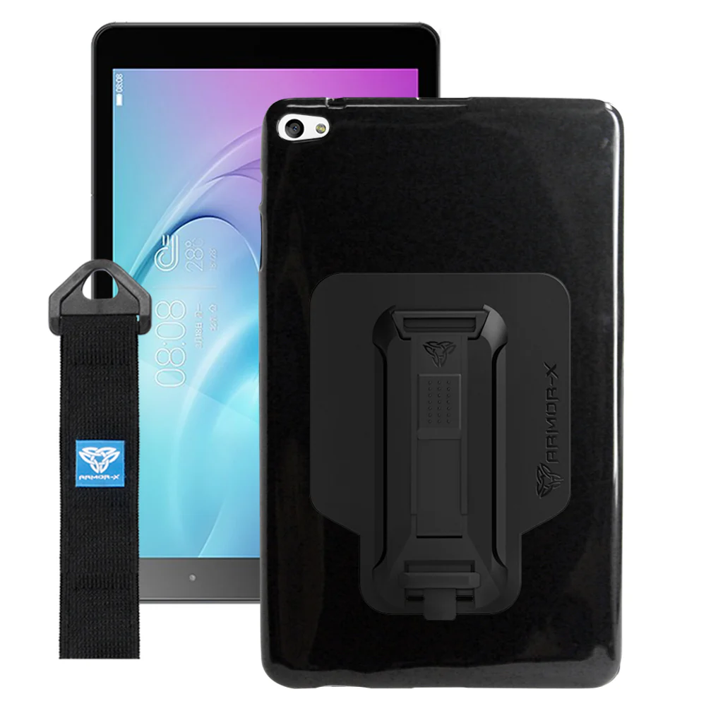 PXS-HW14 | Huawei MediaPad M2 10.1 youth | Shockproof Case w/ Kickstand & hand strap & X-Mount