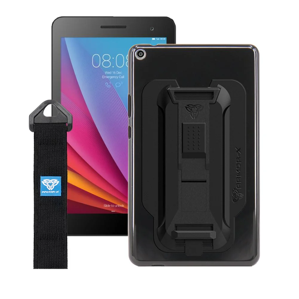 PXS-HW15 | Huawei MediaPad T1 7.0 Plus | Shockproof Case w/ Kickstand & hand strap & X-Mount