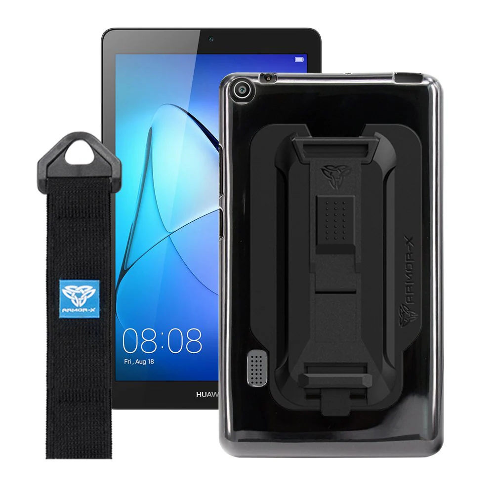 PXS-HW22 | Huawei MediaPad T3 7.0 | Shockproof Case w/ Kickstand & hand strap & X-Mount