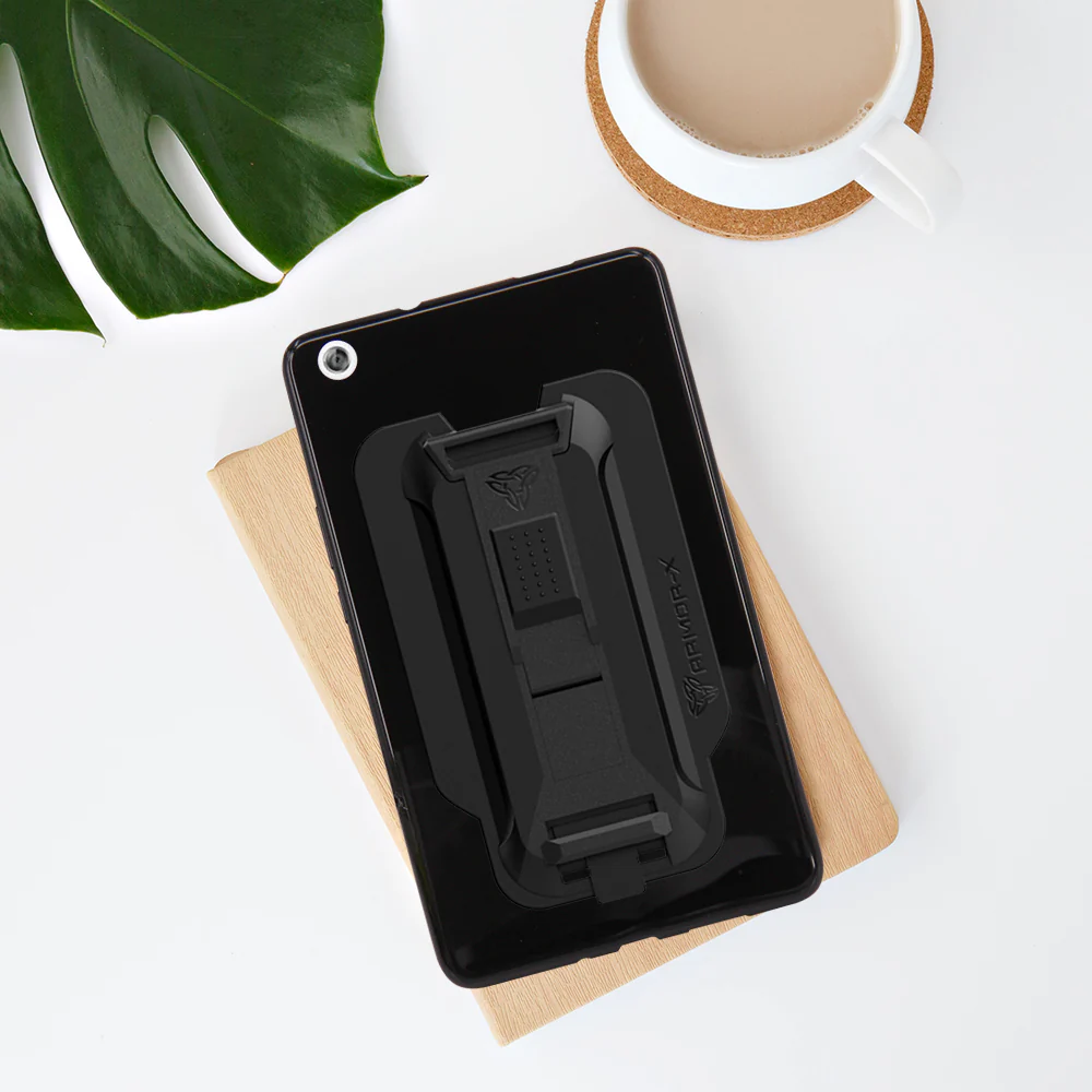 PXS-HW28 | Huawei MediaPad C5 8.0 | Shockproof Case w/ Kickstand & hand strap & X-Mount - Image 10