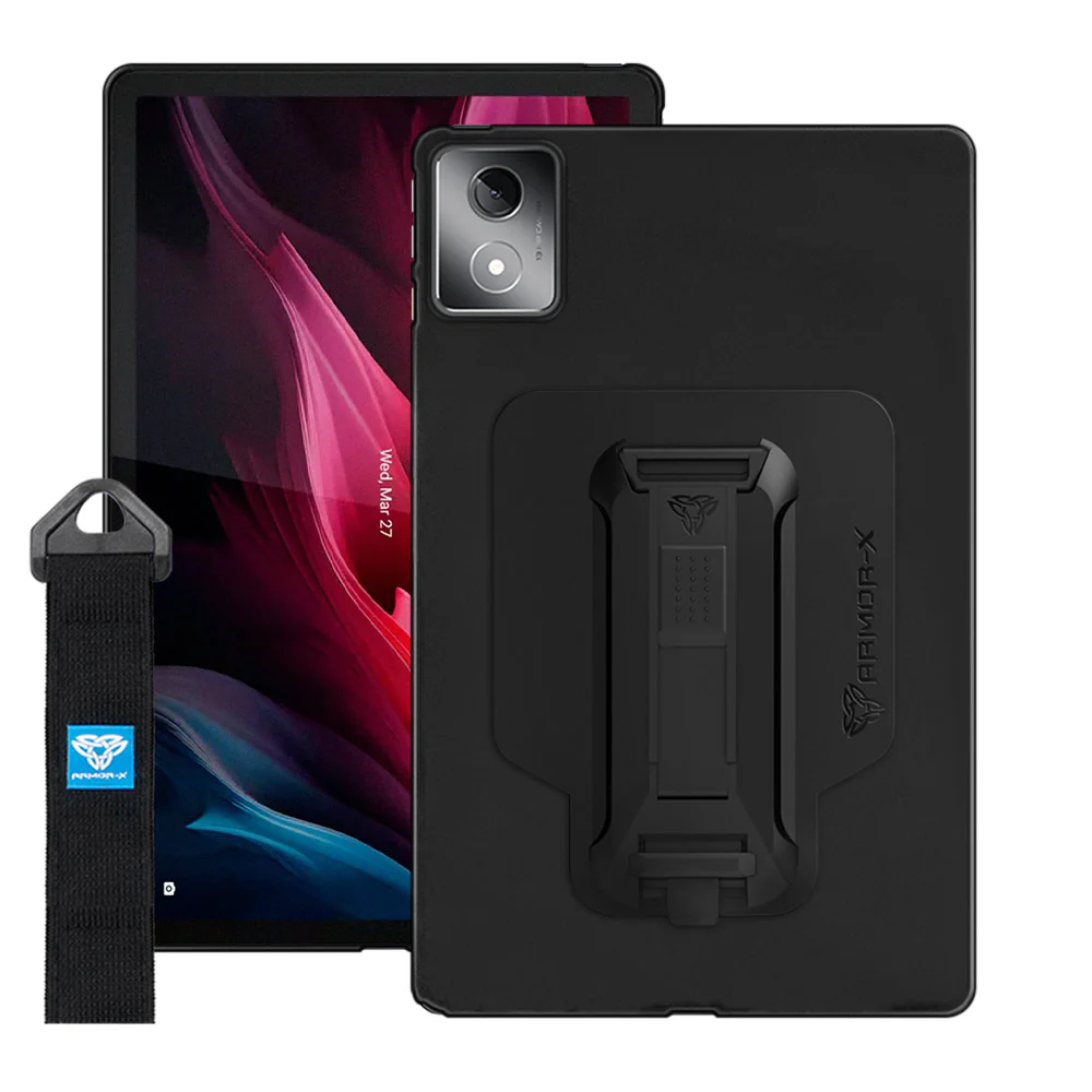 PXS-LN-K11PL | Lenovo Tab K11 Plus TB352 | Shockproof Case w/ Kickstand & hand strap & X-Mount