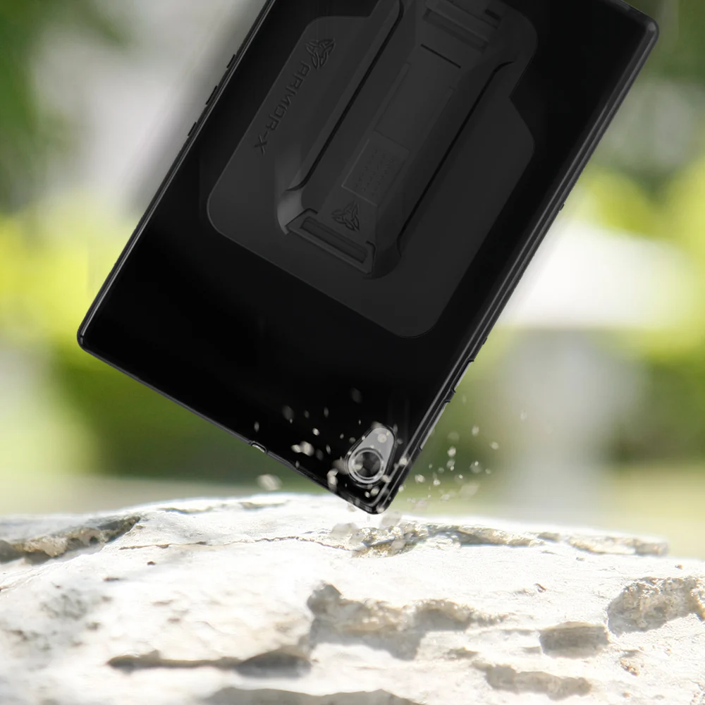 PXS-LN-M10HD-V2 | Lenovo Tab M10 HD (2nd Gen) TB-X306F | Shockproof Case w/ Kickstand & hand strap & X-Mount - Image 9