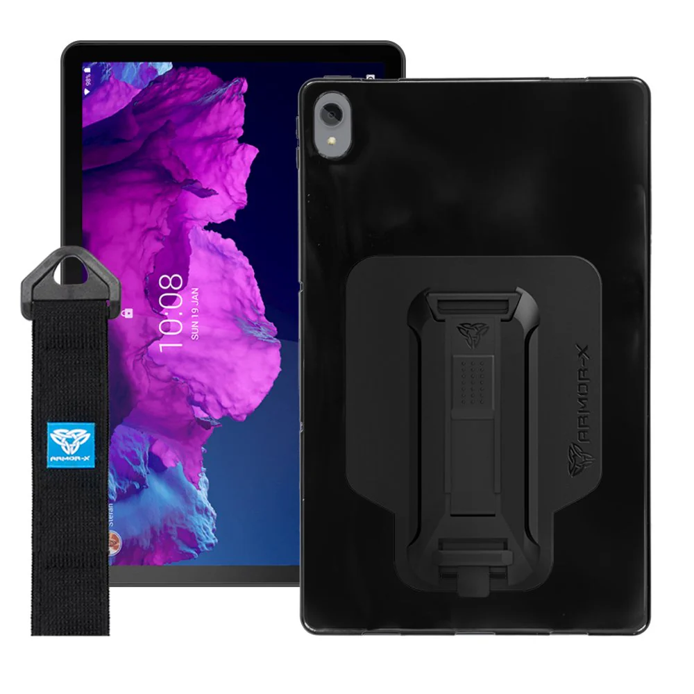 PXS-LN-P11 | Lenovo Tab P11 TB-J606 | Shockproof Case w/ Kickstand & hand strap & X-Mount