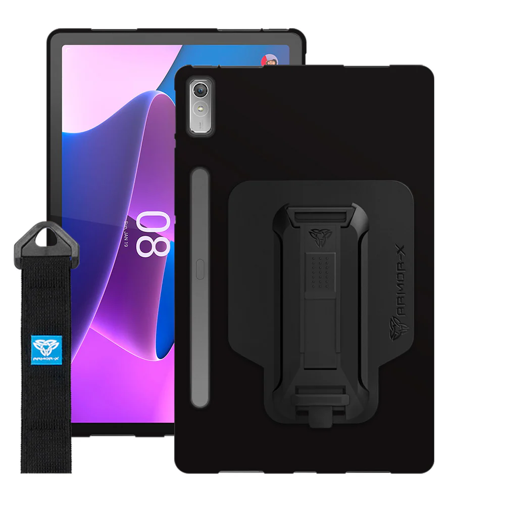 PXS-LN-P11PRO2 | Lenovo Tab P11 Pro Gen 2 TB132FU | Shockproof Case w/ Kickstand & hand strap & X-Mount