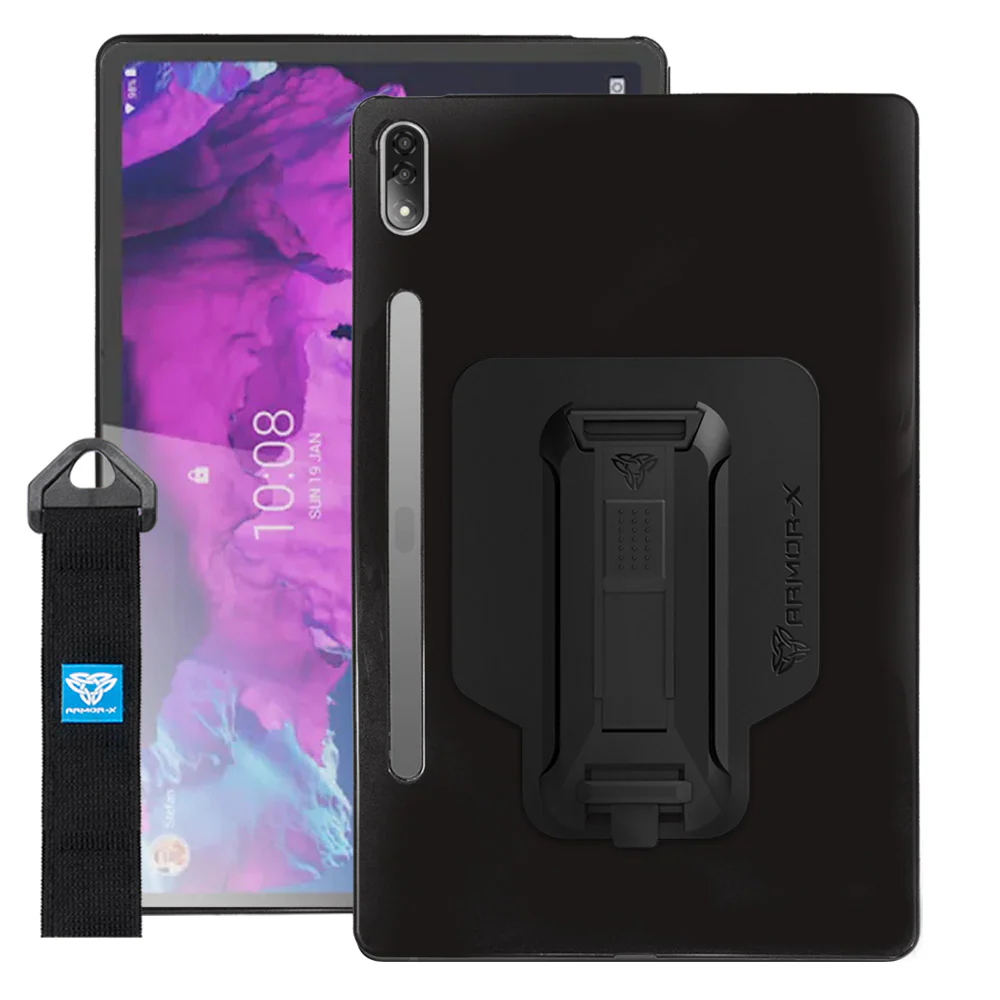 PXS-LN-P12PRO | Lenovo Tab P12 Pro TB-Q706F | Shockproof Case w/ Kickstand & hand strap & X-Mount