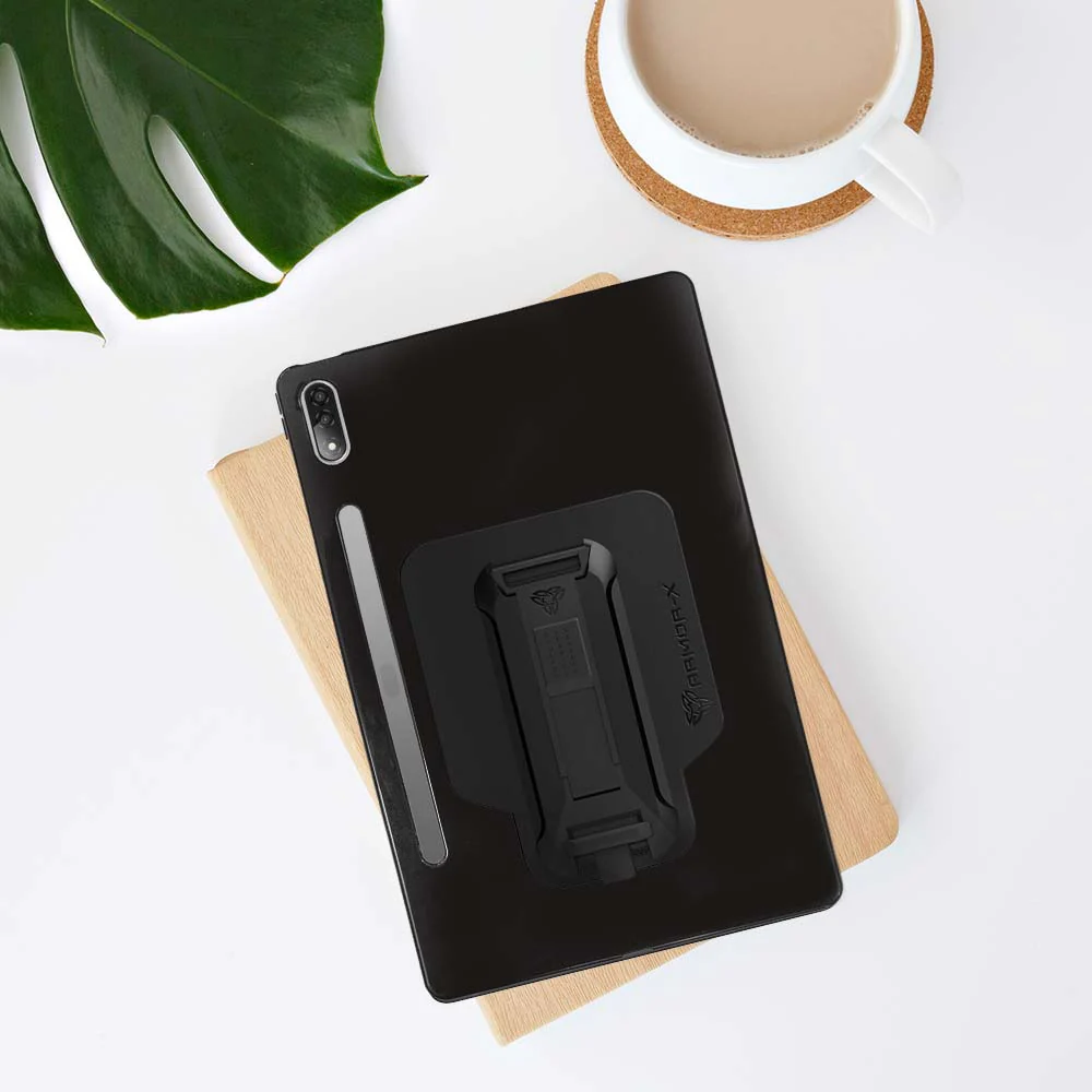 PXS-LN-P12PRO | Lenovo Tab P12 Pro TB-Q706F | Shockproof Case w/ Kickstand & hand strap & X-Mount - Image 11