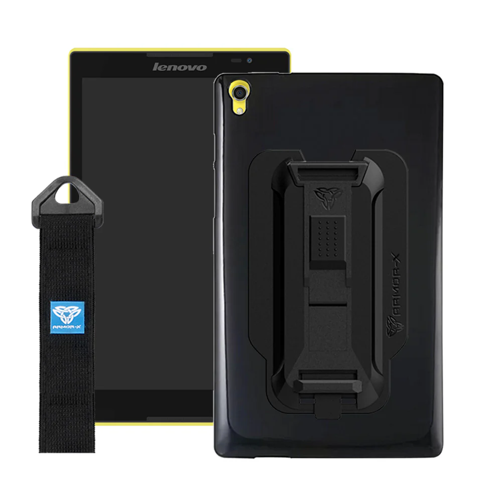 PXS-LN09 | Lenovo tab S8-50 8.0 | Shockproof Case w/ Kickstand & hand strap & X-Mount