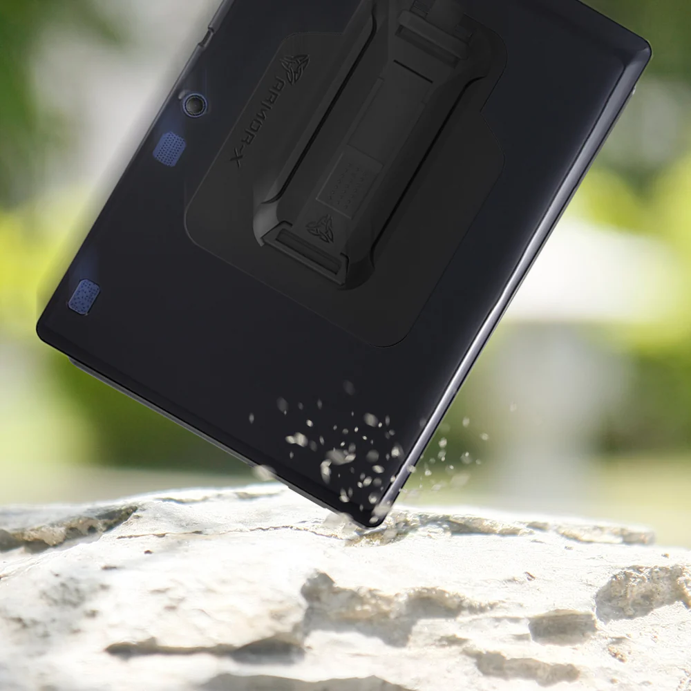 PXS-LN26 | Lenovo Tab2 A10 / Tab3 10 Business | Shockproof Case w/ Kickstand & hand strap & X-Mount - Image 9