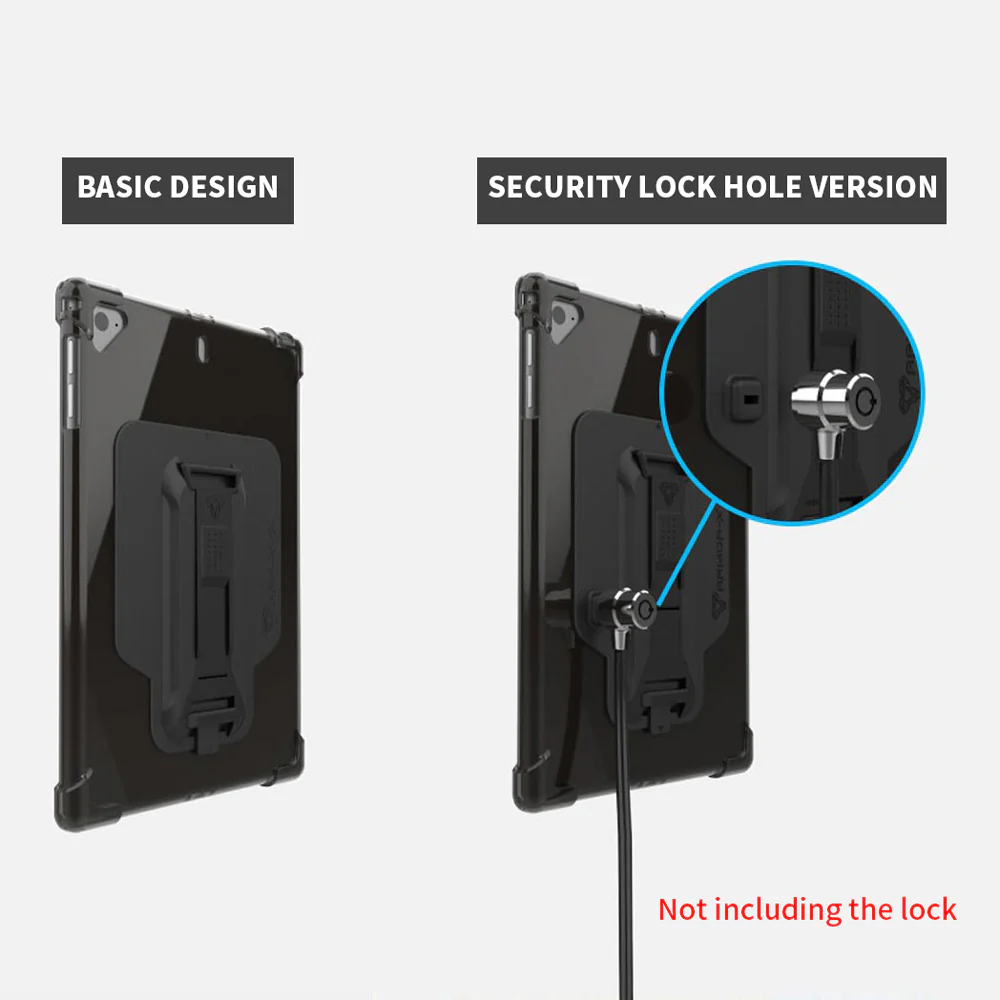 PXS-LN29 | Lenovo Tab P10 TB-X705F | Shockproof Case w/ Kickstand & hand strap & X-Mount - Image 10