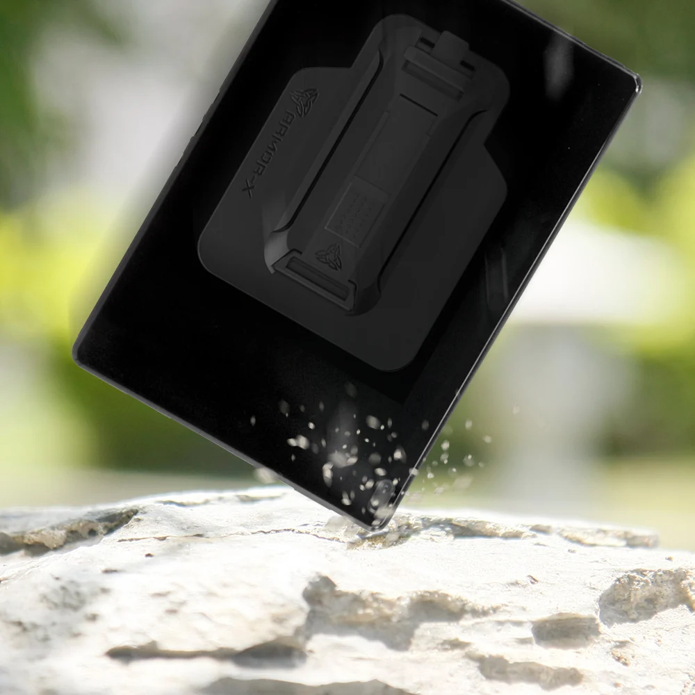 PXS-LN32 | Lenovo Tab E10 TB-X104 | Shockproof Case w/ Kickstand & hand strap & X-Mount - Image 9