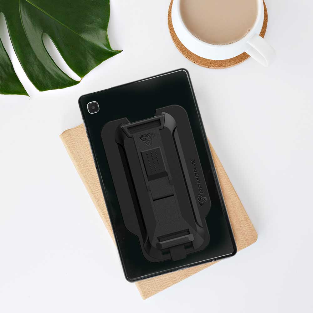 PXS-SS-T225 | Samsung Galaxy Tab A7 Lite SM-T225 / SM-T220 / SM-T225N / SM-T227U | Shockproof Case w/ Kickstand & hand strap & X-Mount - Image 7