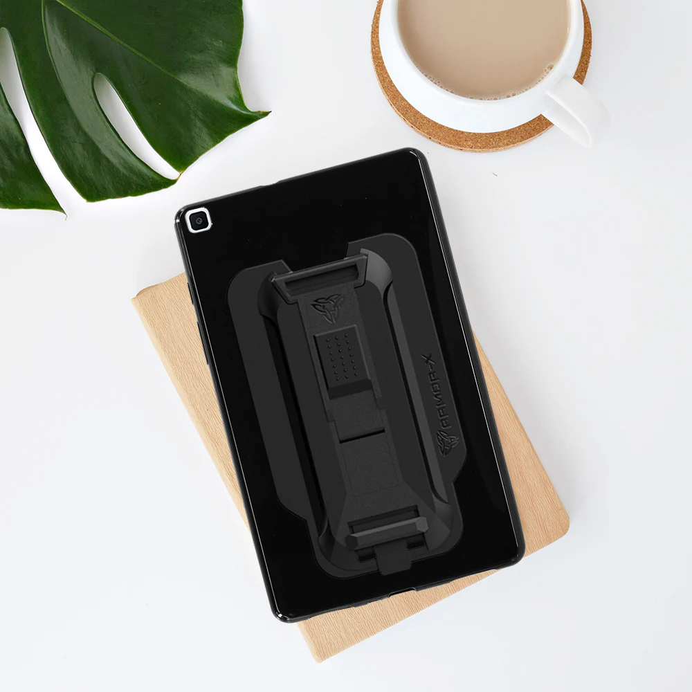 PXS-SS-T290 | Samsung Galaxy Tab A 8.0 (2019) T290 T295 | Shockproof Case w/ Kickstand & hand strap & X-Mount - Image 11