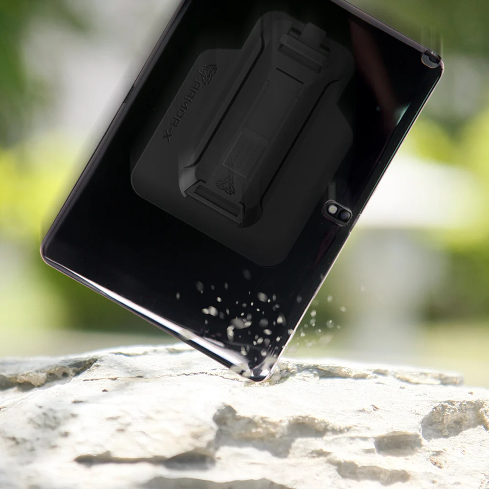 PXS-SS08 | Samsung Galaxy Tab Note 10.1 (2014 Edition) P600 P601 P605 | Shockproof Case w/ Kickstand & hand strap & X-Mount - Image 10