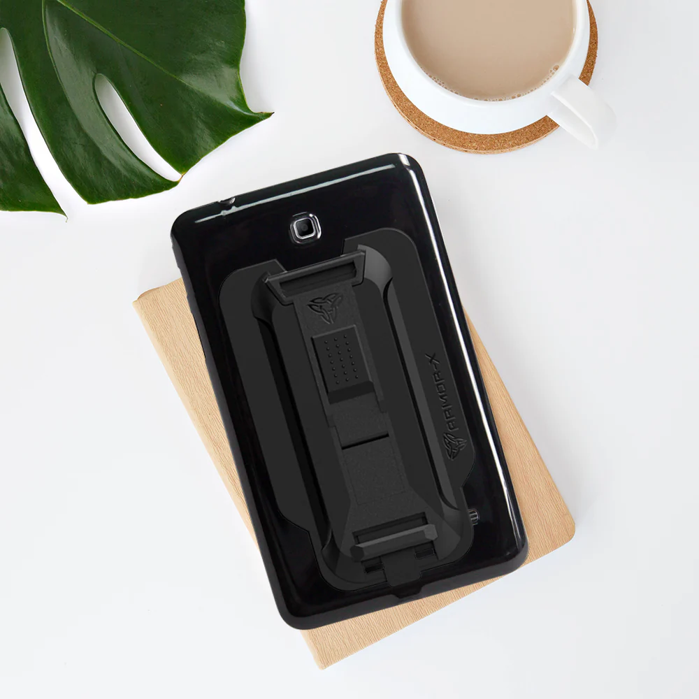 PXS-SS16 | Samsung Galaxy Tab 4 8.0 T335 T333 T331 T330 | Shockproof Case w/ Kickstand & hand strap & X-Mount - Image 11
