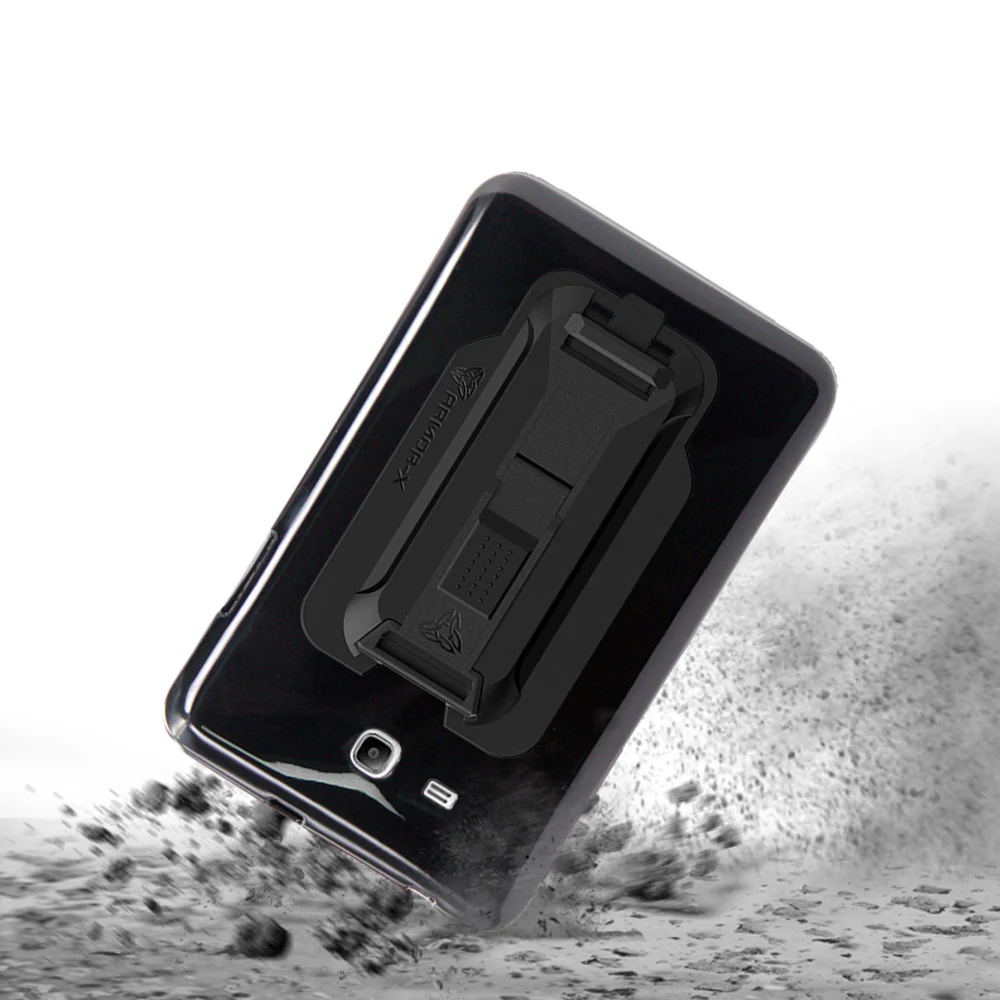 PXS-SS23 | Samsung Galaxy Tab 3 Lite 7.0 T116 T113 T111 T110 | Shockproof Case w/ Kickstand & hand strap & X-Mount - Image 10