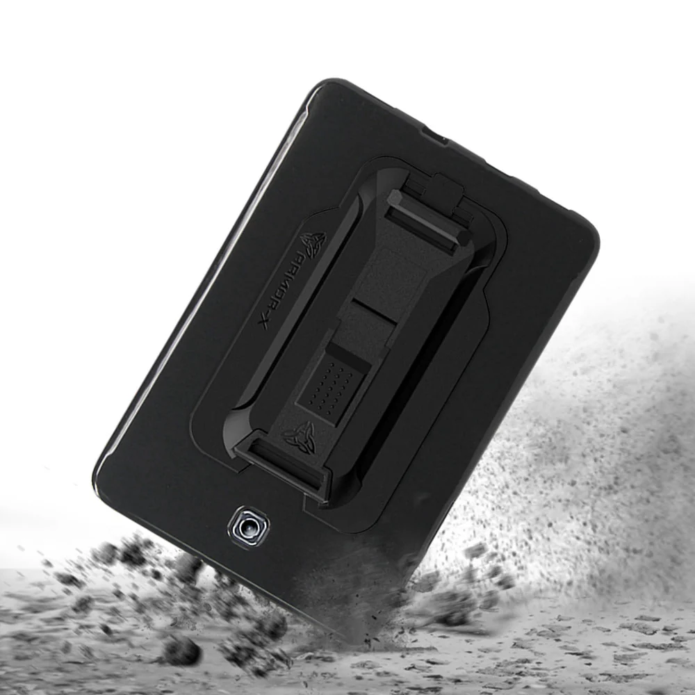 PXS-SS27 | Samsung Galaxy Tab S2 8.0 T719N T715 T710 | Shockproof Case w/ Kickstand & hand strap & X-Mount - Image 10