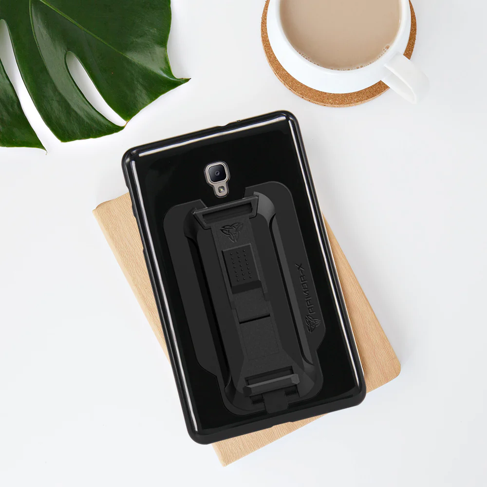 PXS-SS35 | Samsung Galaxy Tab A 8.0 (2017) T380 T385 LTE | Shockproof Case w/ Kickstand & hand strap & X-Mount - Image 11