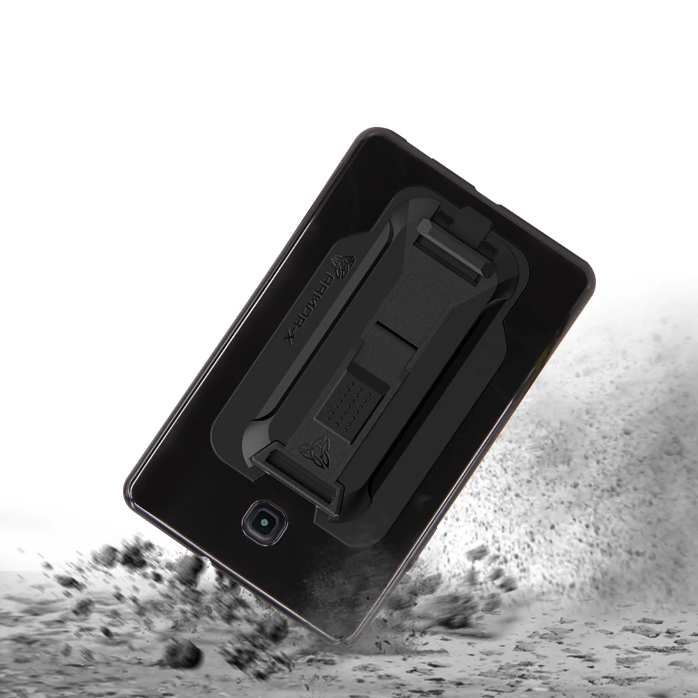 PXS-SS38 | Samsung Galaxy Tab A 8.0 (2018) T387 | Shockproof Case w/ Kickstand & hand strap & X-Mount - Image 10