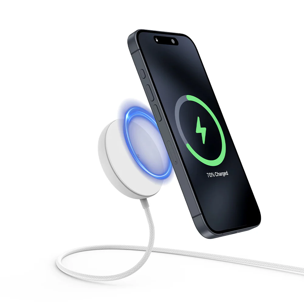 QI2-02 | Qi2.2 25W Wireless Charger Compatible with iPhone, AirPods - Image 3