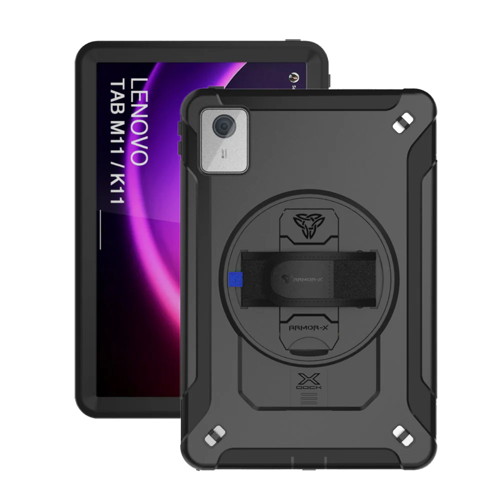 RAN-LN-M11 | Lenovo Tab M11 / K11 TB330 | Rainproof military grade rugged case with X-DOCK modular eco-system - Image 12