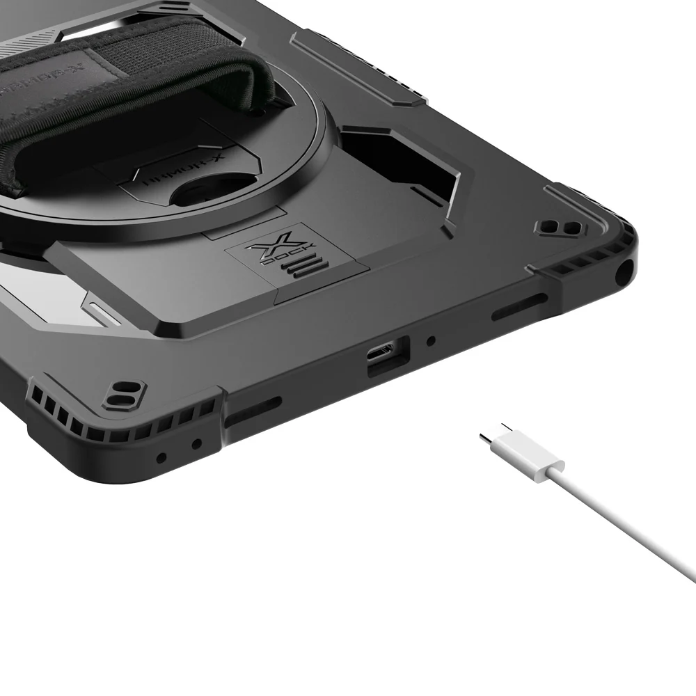 RAN-SS-X230 | Samsung Galaxy Tab A11+ A11 Plus ( 11" ) SM-X230 X235 X236 X238 / A9+ A9 Plus ( 11" ) | Rainproof military grade rugged case with X-DOCK modular eco-system - Image 14