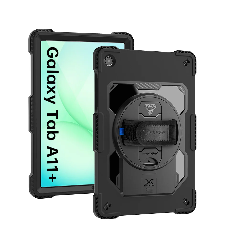 RAN-SS-X230 | Samsung Galaxy Tab A11+ A11 Plus ( 11" ) SM-X230 X235 X236 X238 / A9+ A9 Plus ( 11" ) | Rainproof military grade rugged case with X-DOCK modular eco-system - Image 17