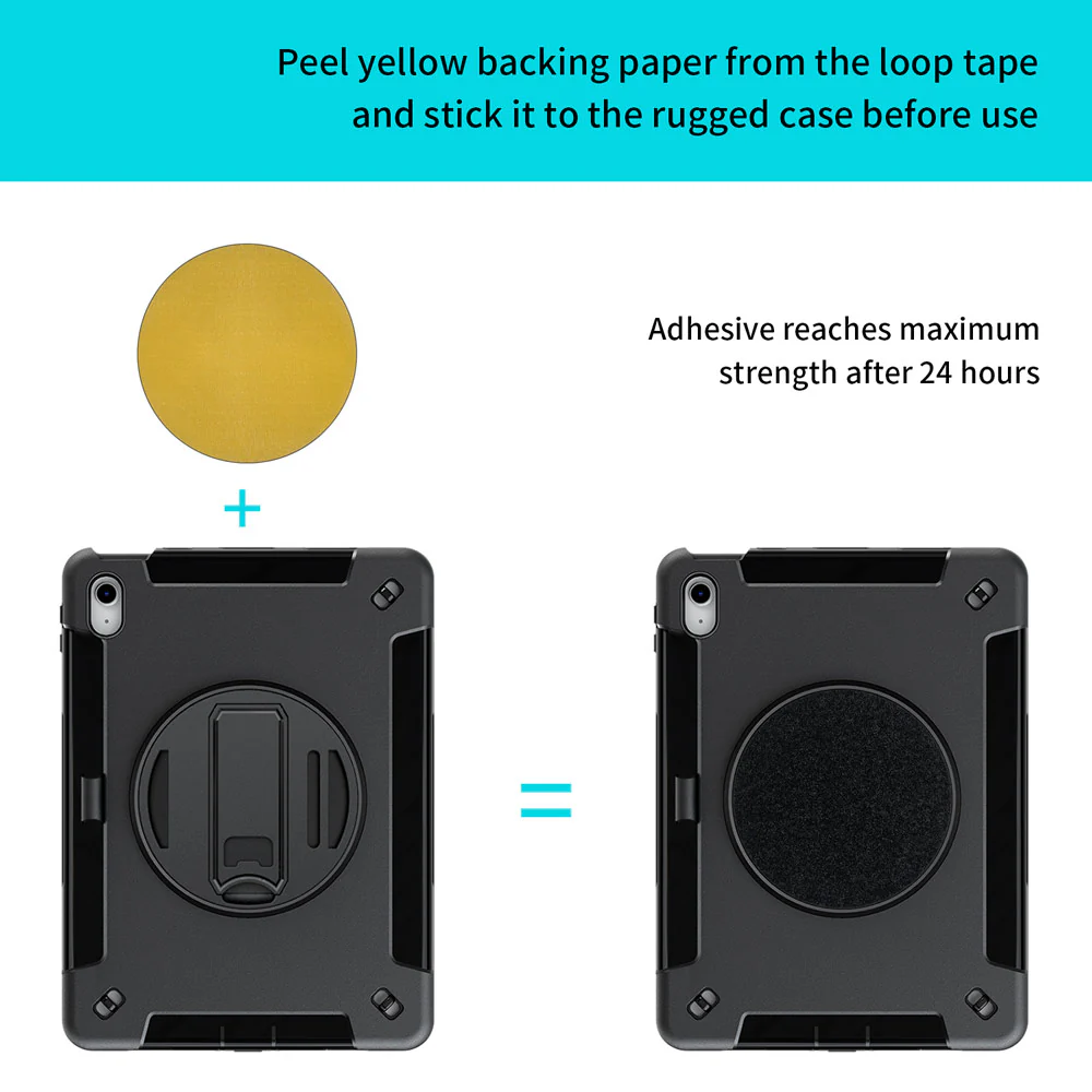 RKB-iPad | iPad / iPad air / iPad Pro | Rainproof Rugged Case | Pilot Kneeboard & Clipboard with leg strap - Image 3