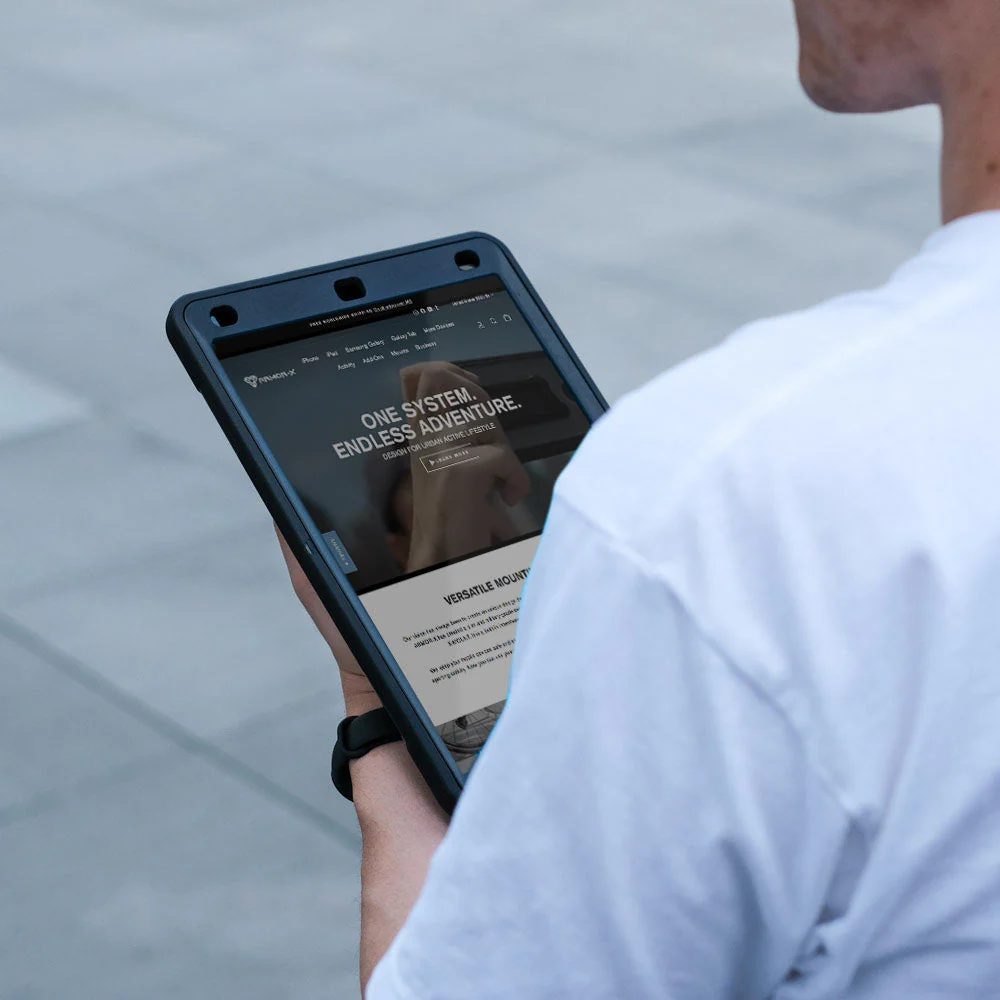 RIN-iPad-N3S | iPad 10.2 (7th & 8th Gen.) 2019 / 2020 | Rainproof military grade rugged case with hand strap and kick-stand - Image 3