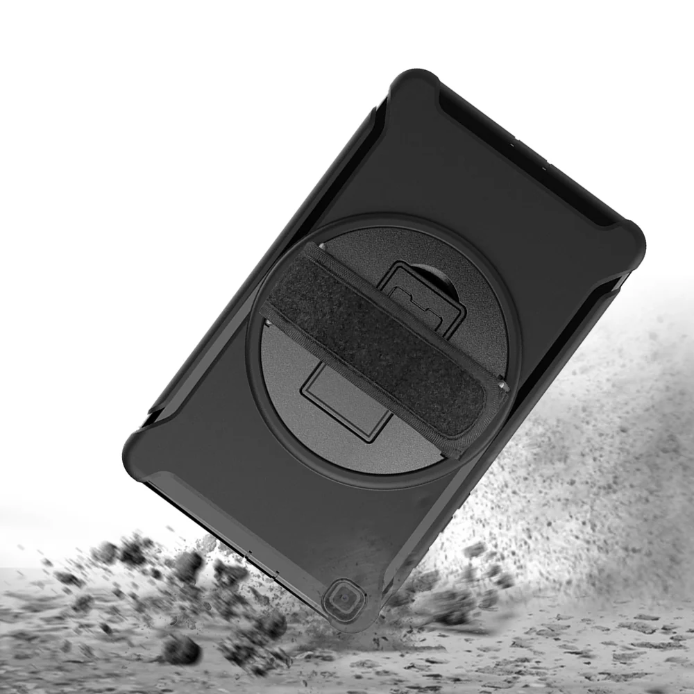RIN-SS-T307 | Samsung Galaxy Tab A 8.4 (2020) SM-T307 | Rainproof military grade rugged case with hand strap and kick-stand - Image 7