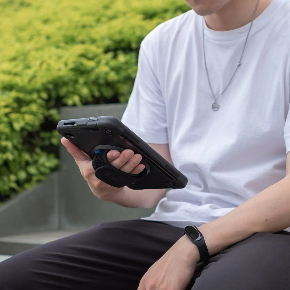 RIN-SS-T570 | Samsung Galaxy Tab Active 3 T570 T575 T577 | Rainproof military grade rugged case with hand strap and kick-stand - Image 3