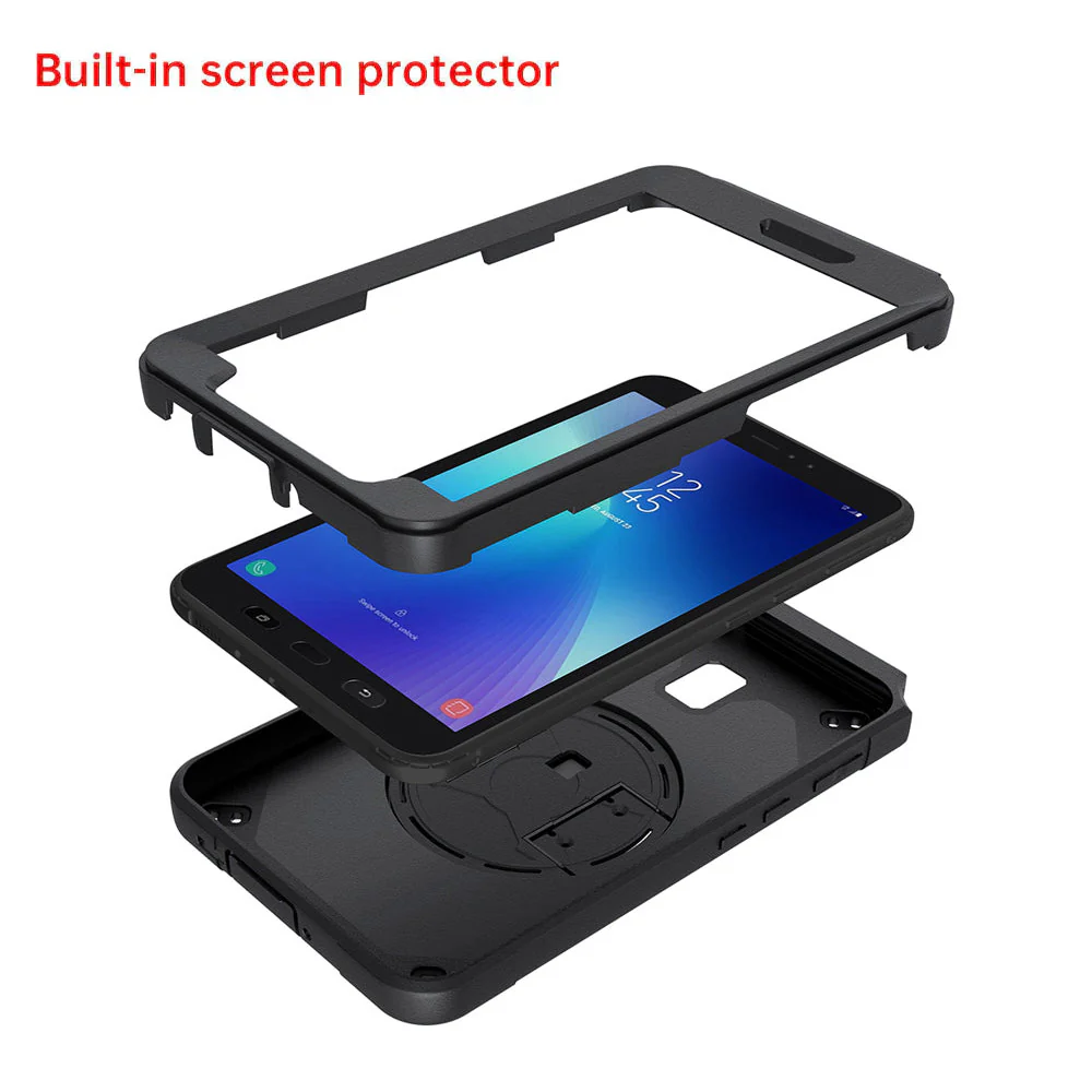 RKB-SS-T570 | Samsung Galaxy Tab Active 3 T570 T575 T577 | Rainproof Rugged Case | Pilot Kneeboard & Clipboard with leg strap - Image 8