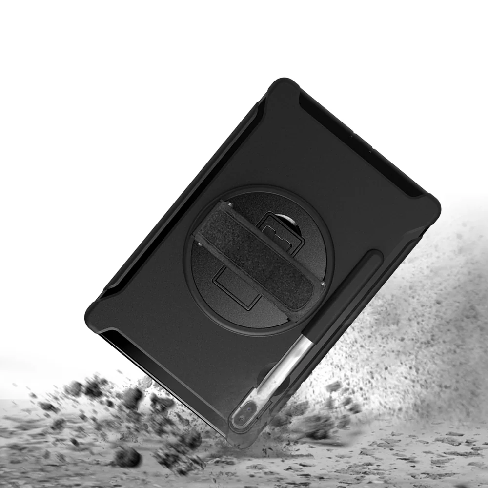 RIN-SS-T860 | Samsung Galaxy Tab S6 T860 T865 | Rainproof military grade rugged case with hand strap and kick-stand - Image 9