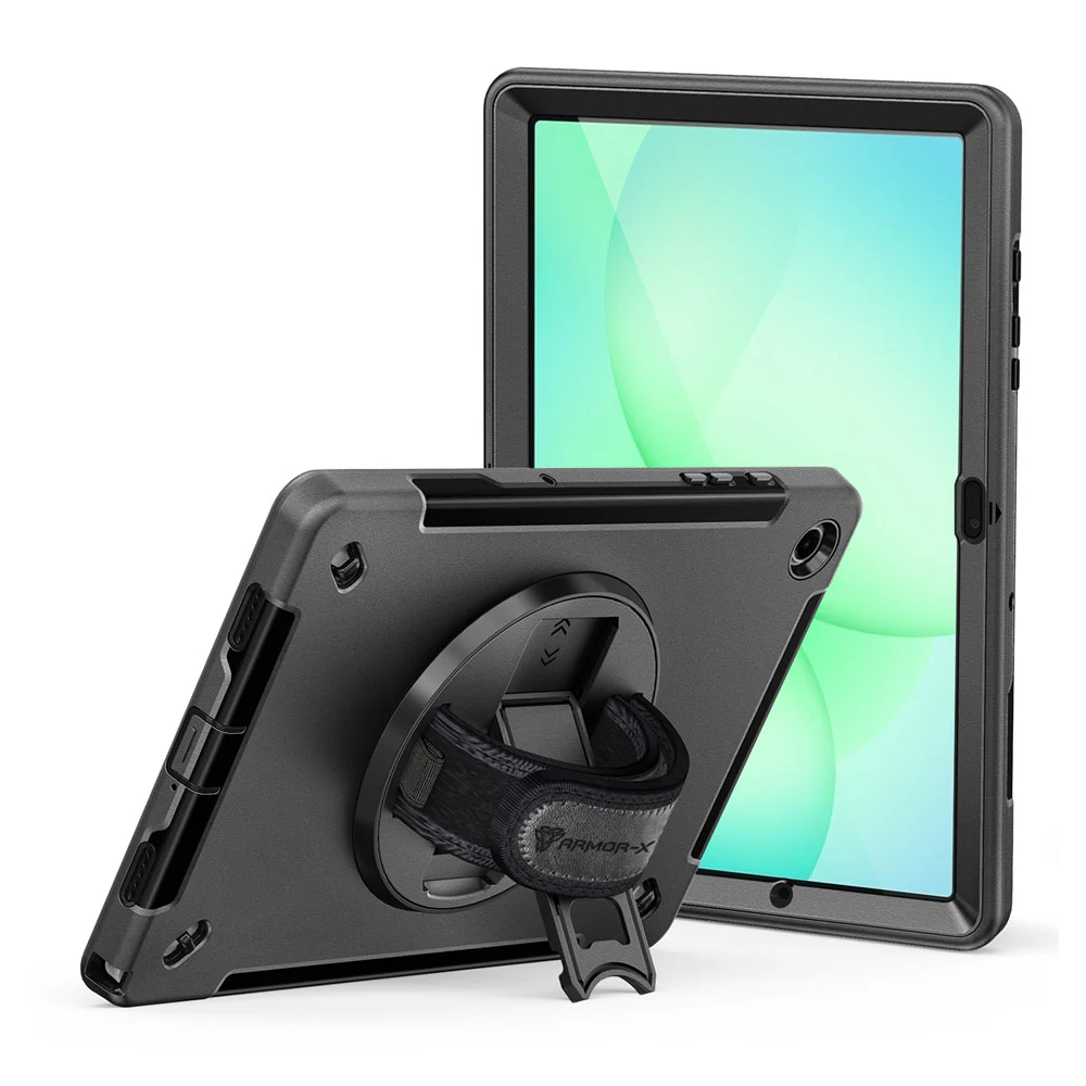 RIN-SS-X230 | Samsung Galaxy Tab A11+ A11 Plus ( 11" ) SM-X230 / SM-X235 / SM-X236 / SM-X238 | Rainproof military grade rugged case with hand strap and kick-stand - Image 11