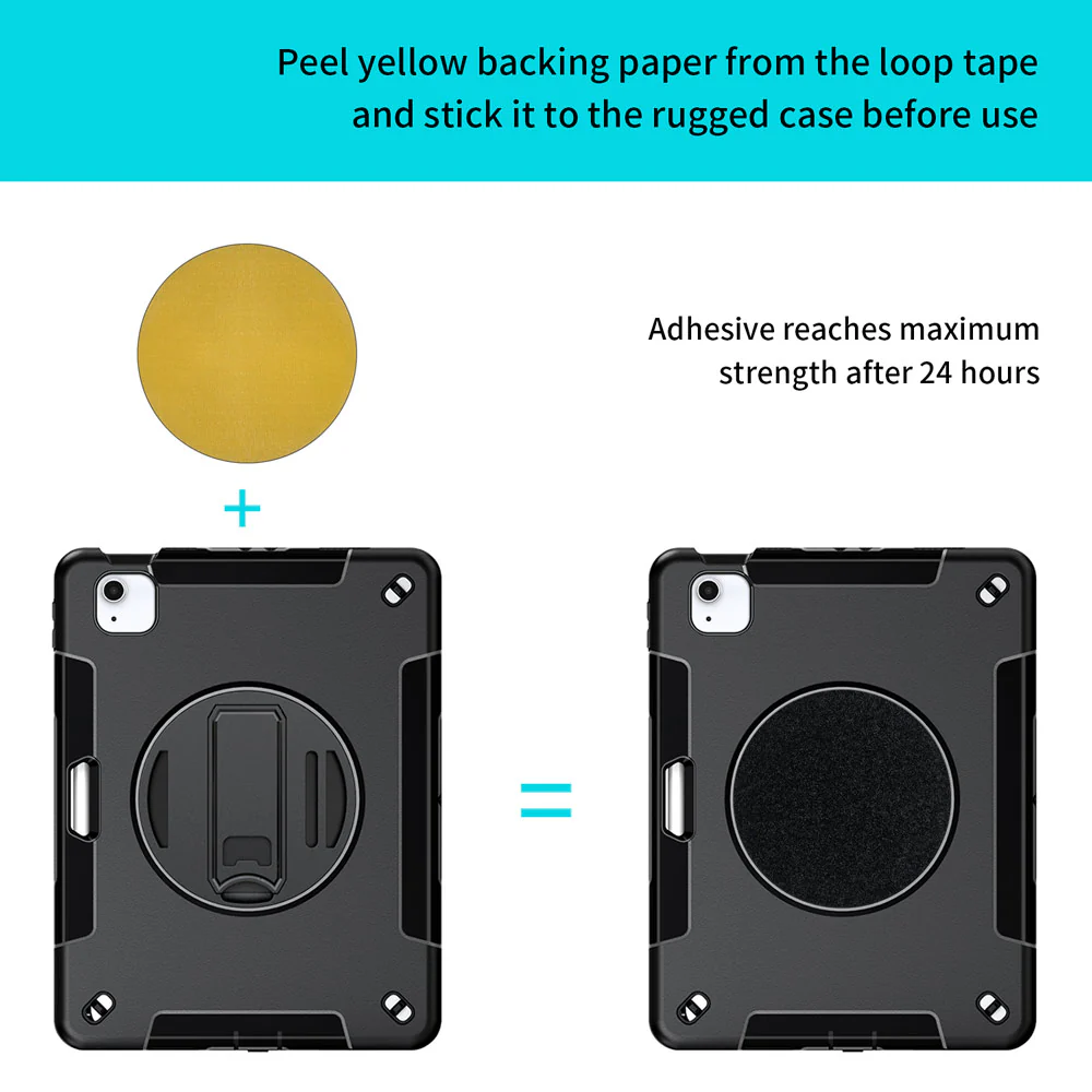 RKB-iPad-A5 | iPad Air 11 (M2) / (M3) / (M4) | Rainproof Rugged Case | Pilot Kneeboard & Clipboard with leg strap - Image 6