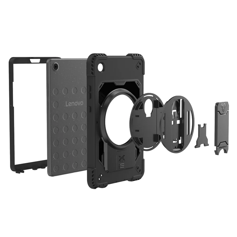 RKB-LN-K9 | Lenovo Tab K9 TB305 | Rainproof Rugged Case | Pilot Kneeboard & Clipboard with leg strap - Image 8