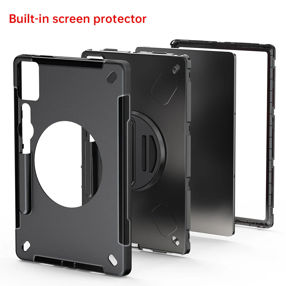 RKB-LN-P12 | Lenovo Tab P12 TB370 | Rainproof Rugged Case | Pilot Kneeboard & Clipboard with leg strap - Image 9
