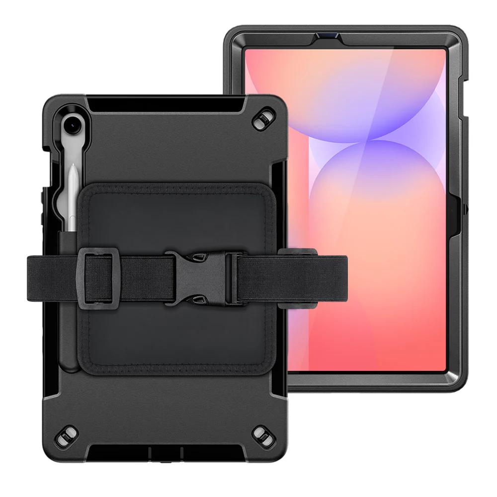 RKB-SS-X510 | Samsung Galaxy Tab S10 FE SM-X520 X526 X528 / S10 Lite SM-X400 X406 | Rainproof Rugged Case | Pilot Kneeboard & Clipboard with leg strap - Image 2