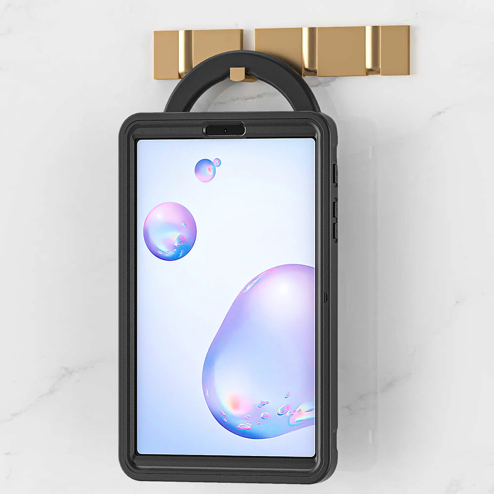 RON-SS-T307 | Samsung Galaxy Tab A 8.4 (2020) SM-T307 | Rugged case with kick-stand & pencil Holder & folding grip - Image 6