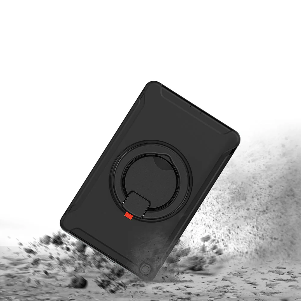 RON-SS-T515 | Samsung Galaxy Tab A 10.1 (2019) T515 T510 | Rugged case with kick-stand & pencil Holder & folding grip - Image 4