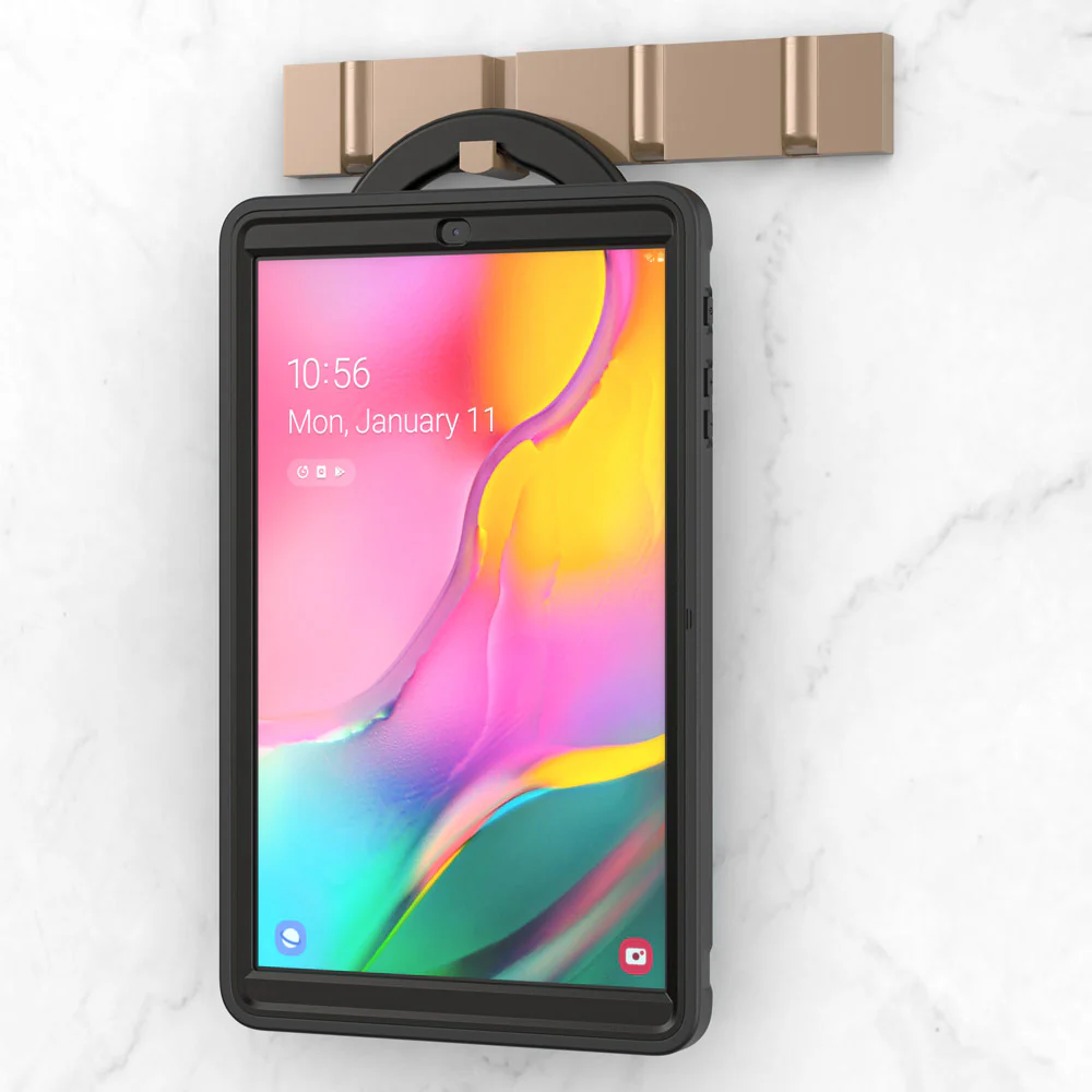 RON-SS-T515 | Samsung Galaxy Tab A 10.1 (2019) T515 T510 | Rugged case with kick-stand & pencil Holder & folding grip - Image 6
