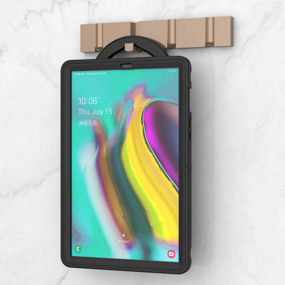 RON-SS-T720 | Samsung Galaxy Tab S5e T720 T725 | Rugged case with kick-stand & pencil Holder & folding grip - Image 6